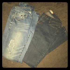 Comfortable blue jeans